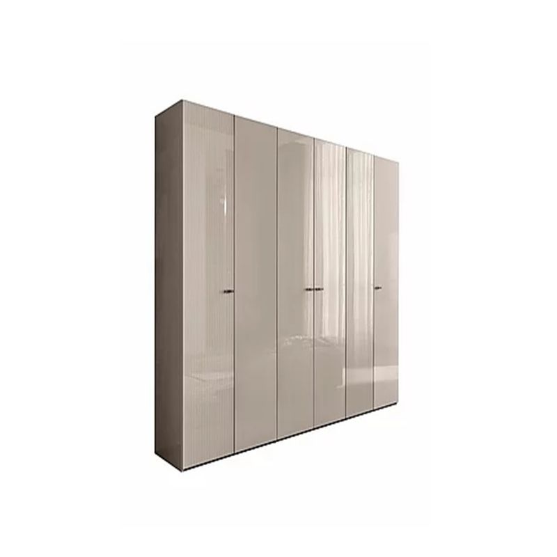 Wohnzimmer Möbel Glanz Acryl Panel Massivholz Schlafzimmer Schrank mit schwarzer Glastür