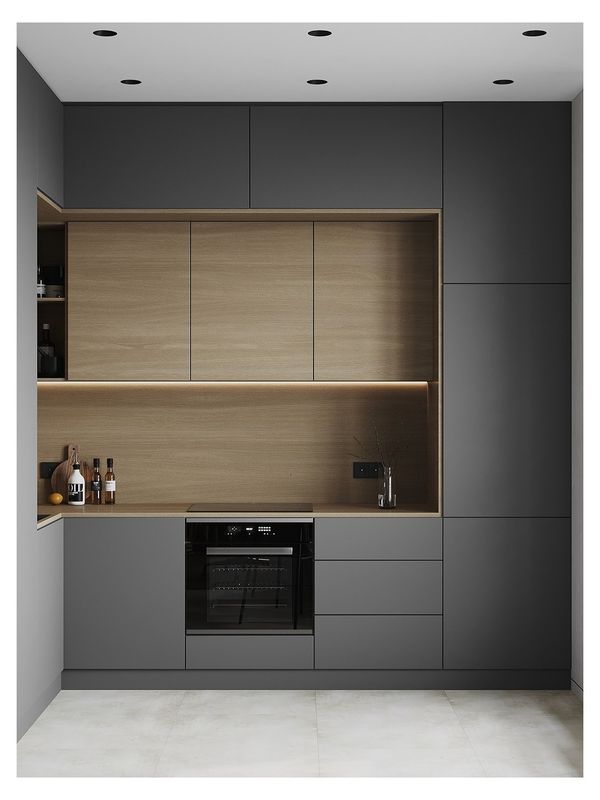 Moderne Küchenschränke mit Veredelung