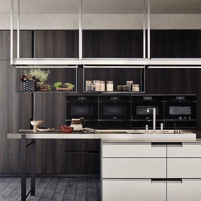 Modernes Design Melaminkarton Küchenschrank mit individueller Vernisfarbkombination