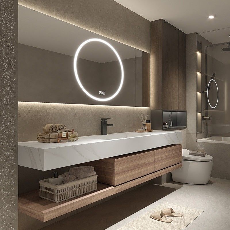 Hotelmöbel Euro-Stil Badezimmer Vanity mit modernem Design und Breite von 38-46