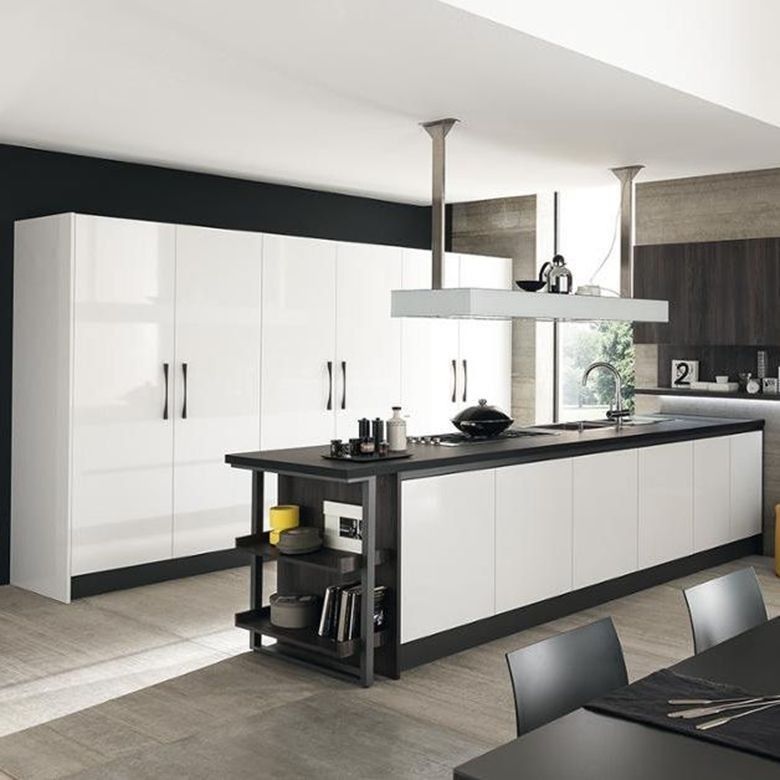 Home Moderne Flat Pack Smart Küche Speisekammer Modulare Küchenmöbel Schränke für Villa
