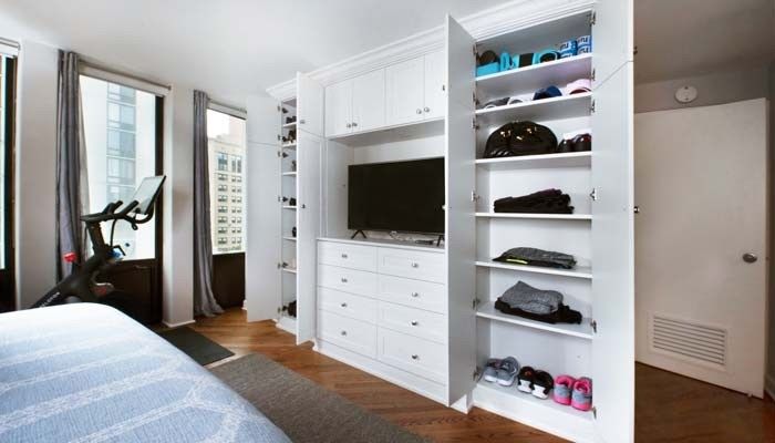 Custom High End Mr Hdf Board Schlafzimmer Wohnung Schrank Schrank für Zuhause Villa Hotel