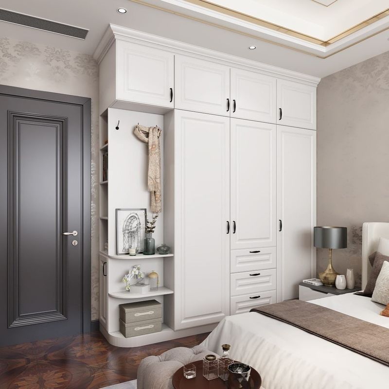 2024 Hochwertiges Feuchtigkeitsbeständiges Schlafzimmer Holz Schrank Schränke für Möbelbedürfnisse