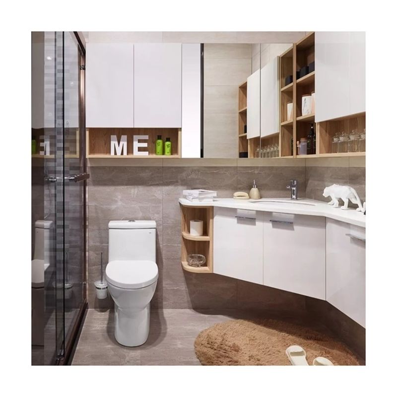 Einbeziehung Becken Ja Dreiecksecke Badezimmer Vanity Set mit Spiegel und Wasserhahn