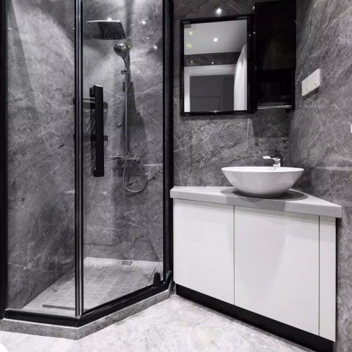 Einbeziehung Becken Ja Dreiecksecke Badezimmer Vanity Set mit Spiegel und Wasserhahn