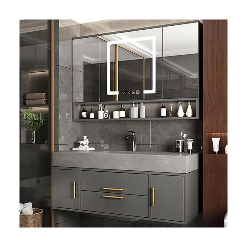 Smart Mirror Touchscreen LED beleuchtet Salon Wandschrank mit Spiegel im Bad