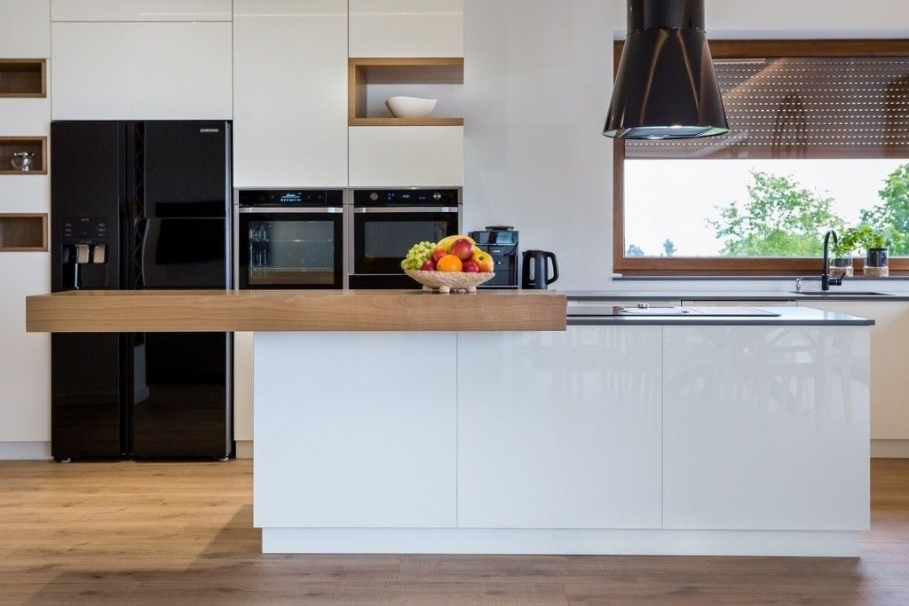 Villa/Wohnung amerikanischer Eichenholz-Küchenschrank mit Türen und HDF-Türen