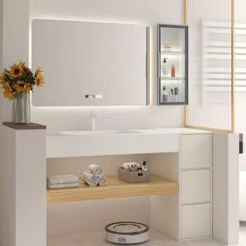 36 Zoll modernes Waschbecken, Bad mit LED-Spiegeln, individuell gestaltet
