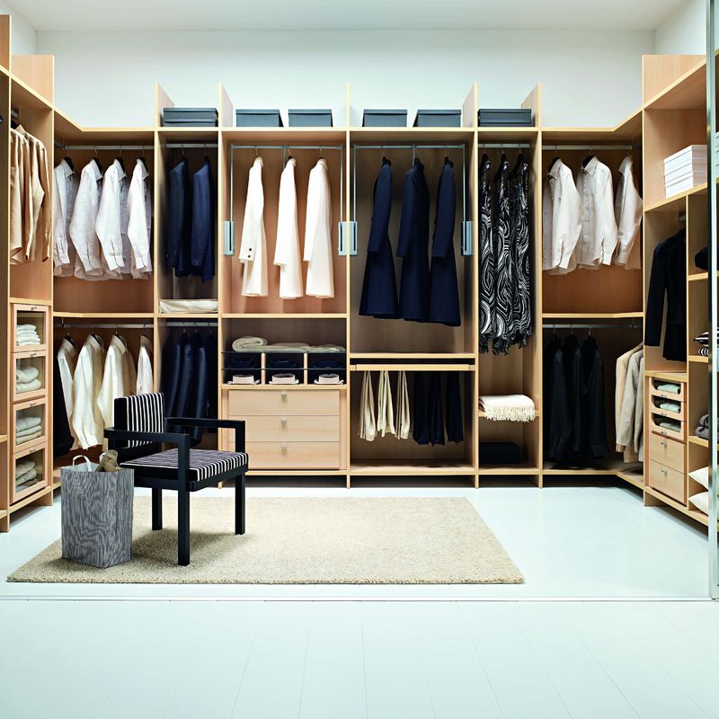 Custom Set Holz Stil 2024 Moderne Modulare Schlafzimmer Walk-in Schrank-System für Wohnung