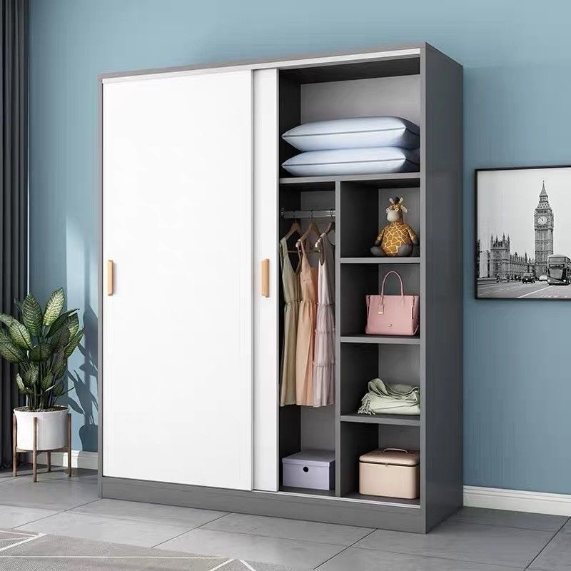 Moderne Ausdehnung PANEL Holz Stil Schiebetür Schrank Schrank für das Schlafzimmer