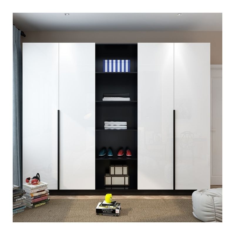 2D/3D PANEL Holz-Stil Glanz Schlafzimmer Schrank Schiebetür Schrank in Australien Standard