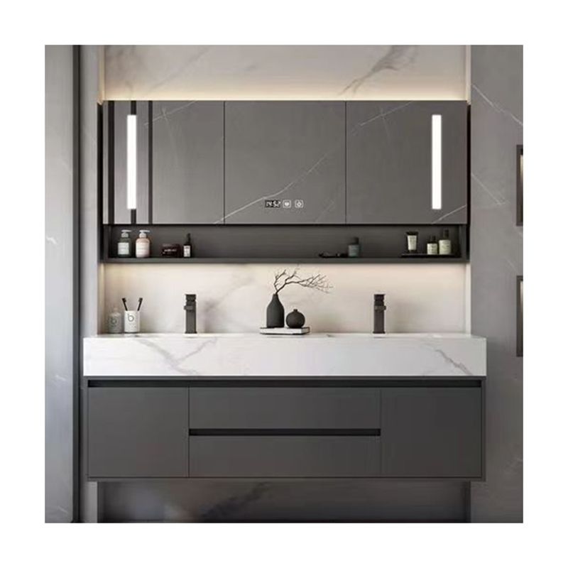 Hotel Custom Dekoration Home Smart Bad Spiegel Schränke mit LED-Licht Breite 38-46