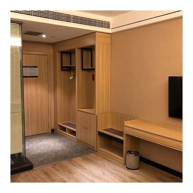Moderner Stil Holzkleidung Schrank Luxusdesign für Zuhause Villa Hotel Wohnung