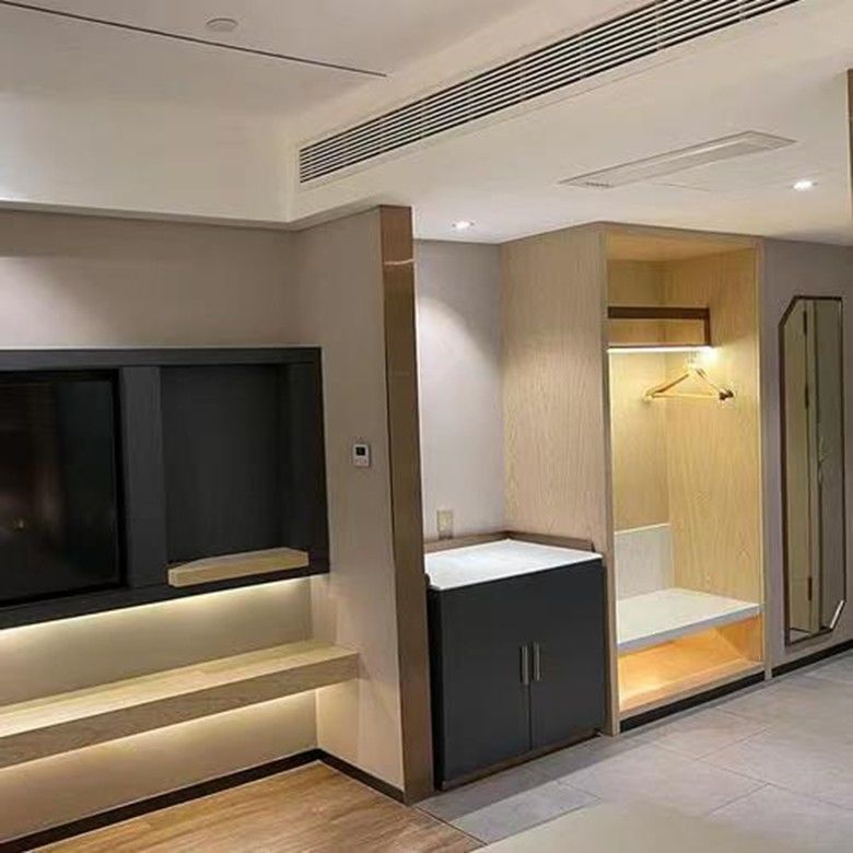 Moderner Stil Holzkleidung Schrank Luxusdesign für Zuhause Villa Hotel Wohnung