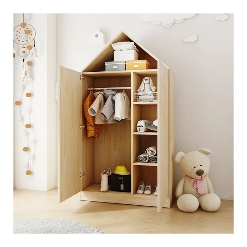 Moderner Stil MDF Holz Kind Fixbares Design Schlafzimmer Schrank mit Smart Storage Schrank