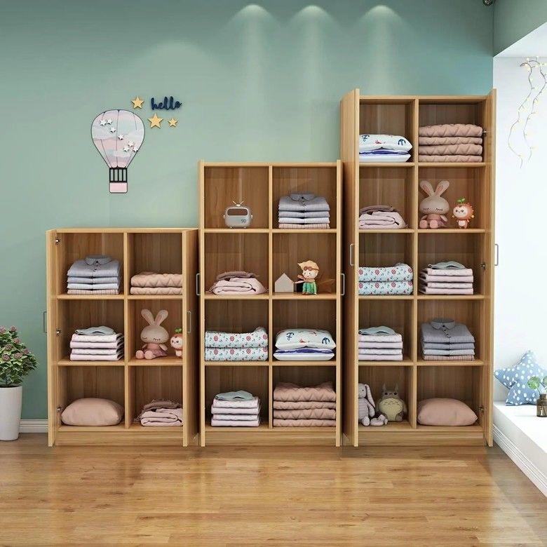 Moderner Stil MDF Holz Kind Fixbares Design Schlafzimmer Schrank mit Smart Storage Schrank
