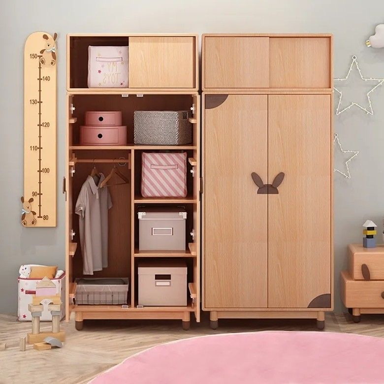 Moderner Stil MDF Holz Kind Fixbares Design Schlafzimmer Schrank mit Smart Storage Schrank
