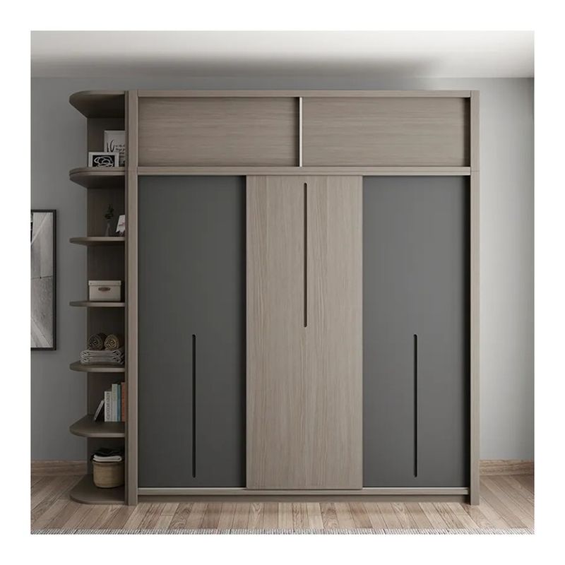 MDF-Schränke mit Schiebetür für neueste Design-Eingebettete Schränke