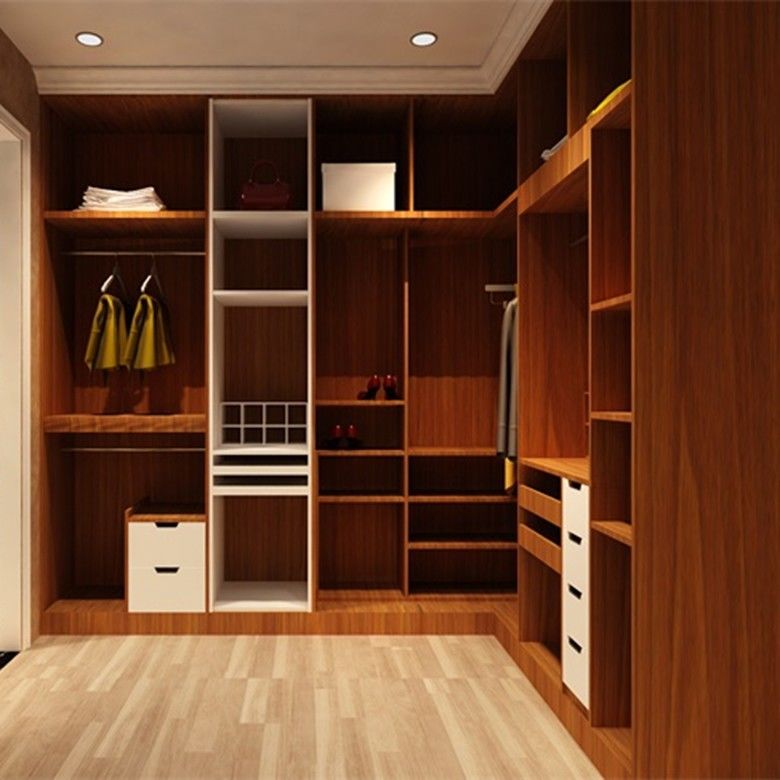 Moderner Stil Holz Schlafzimmer Kombination Walk-in Schrank für Zuhause Villa Hotel Apartment
