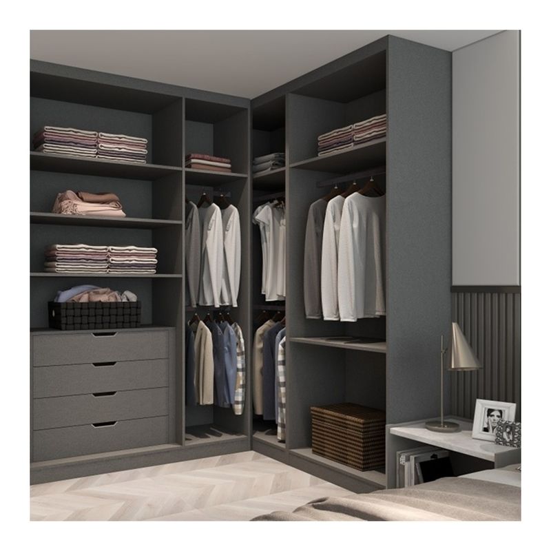 Modulärer Modellschrank mit modernem Stil und Holzplatten