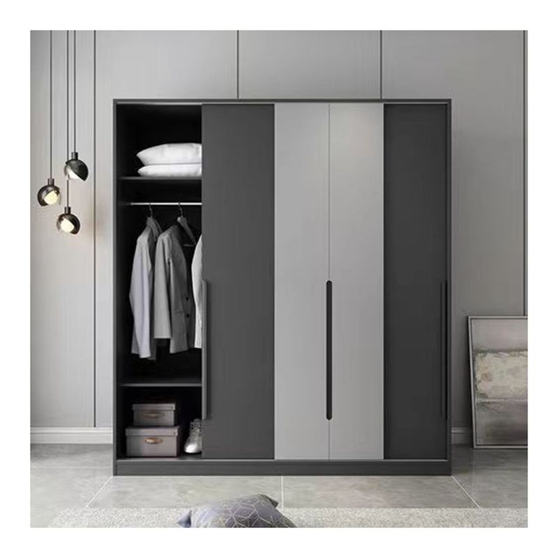 Modulärer Modellschrank mit modernem Stil und Holzplatten