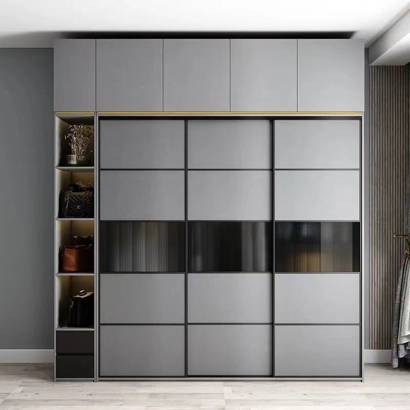 Modulärer Modellschrank mit modernem Stil und Holzplatten