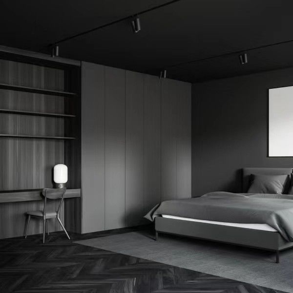 Modulärer Modellschrank mit modernem Stil und Holzplatten