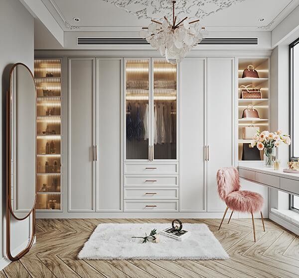 End Wohnmöbel Weißes Lack Schüttler Design Schrank mit MR HDF Board