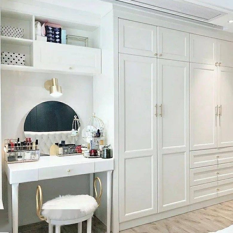 End Wohnmöbel Weißes Lack Schüttler Design Schrank mit MR HDF Board