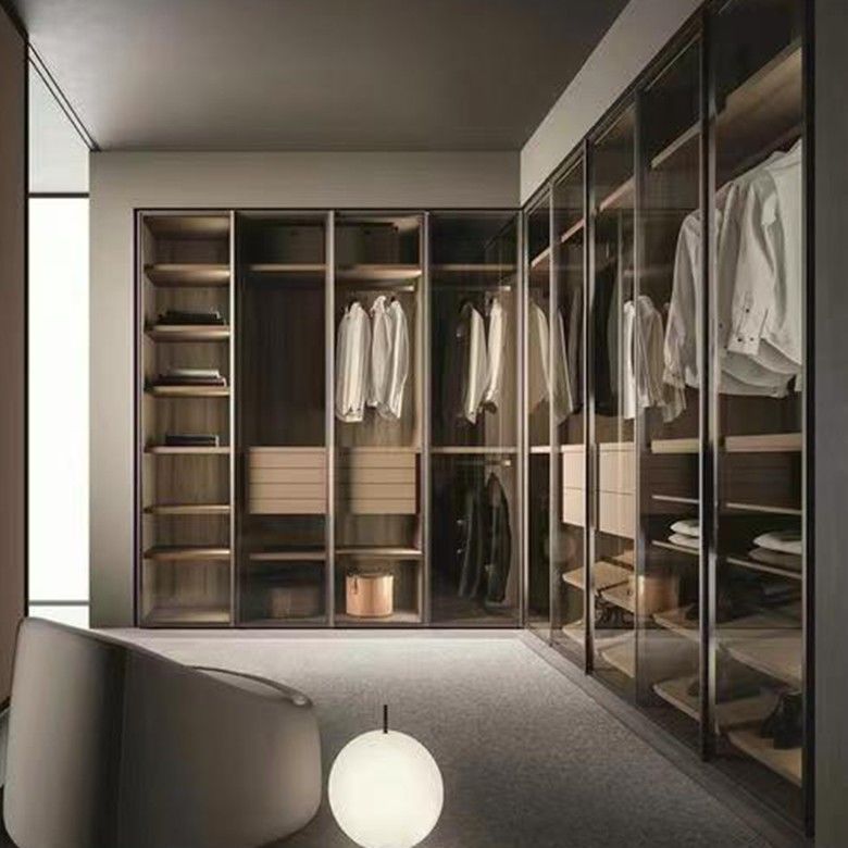 YALIG 2D / 3D Maßgeschneiderte italienische Stil Moderne Schlafzimmer Schrank Design für Wohnung