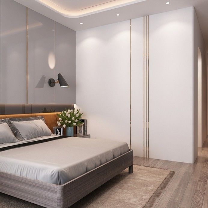 Holzstil PANEL Trend professionelle Garderobe für Schlafzimmer Schrank und Wohnzimmermöbel