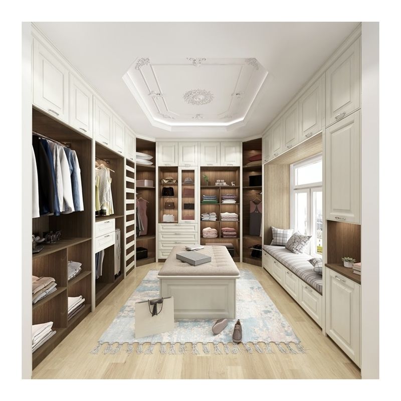 Moderne Schlafzimmer Schrank mit Holzdesign und MR HDF Board