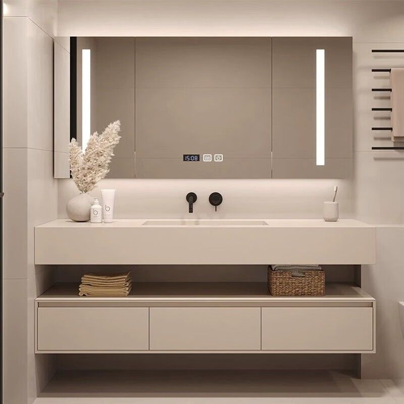 Benutzerdefinierte Farbe Hotel Vanity Badezimmer Ausrüstung Breite 38-46 in für individuelle Bedürfnisse