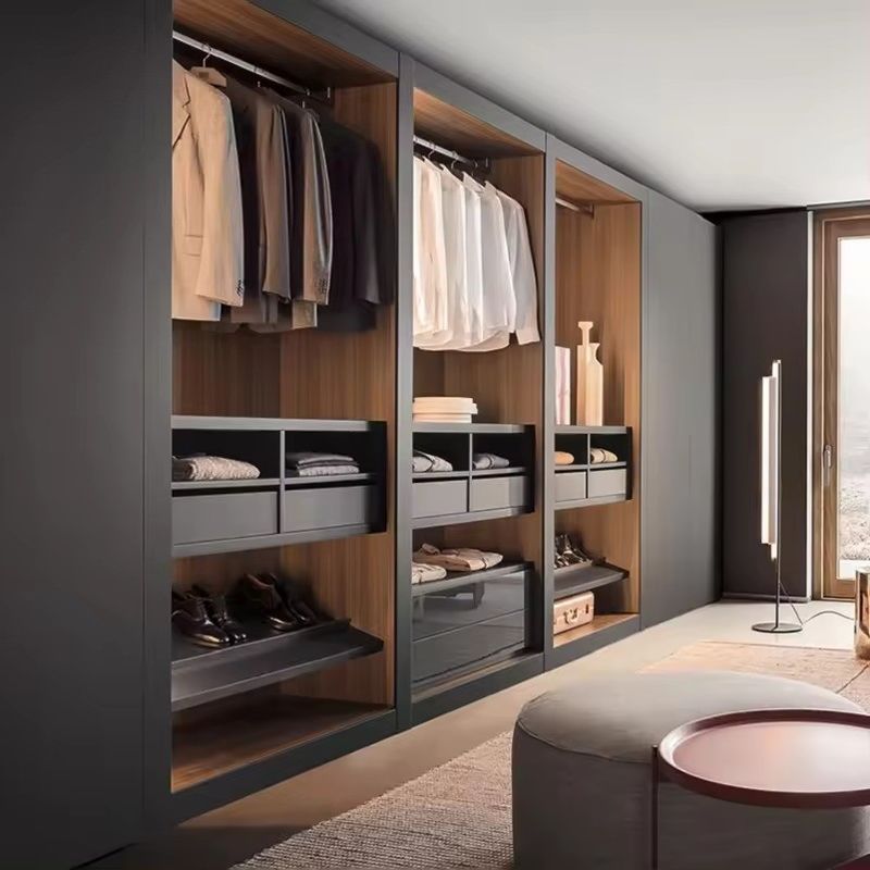 Moderne Schlafzimmer Schrank mit Holzdesign und MR HDF Board