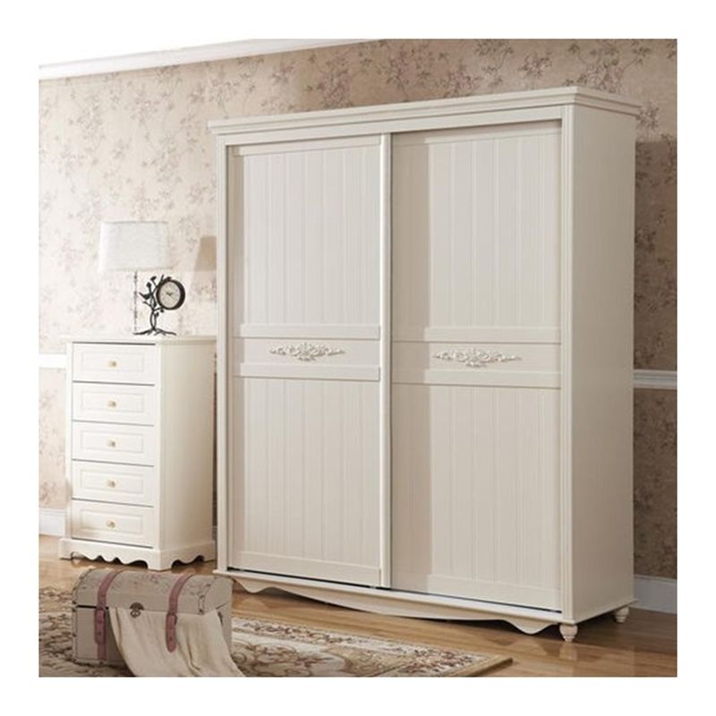 Modernes Schlafzimmer mit 2 Türen Schrank Almari Möbel anpassbar und modern OEM ODM