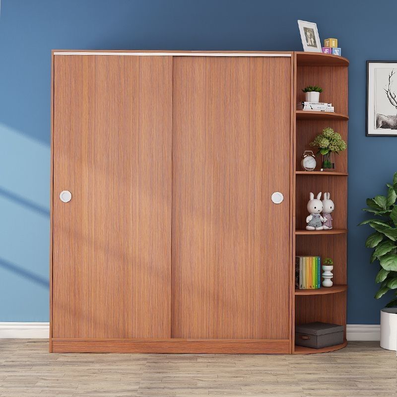 Modernes Schlafzimmer mit 2 Türen Schrank Almari Möbel anpassbar und modern OEM ODM