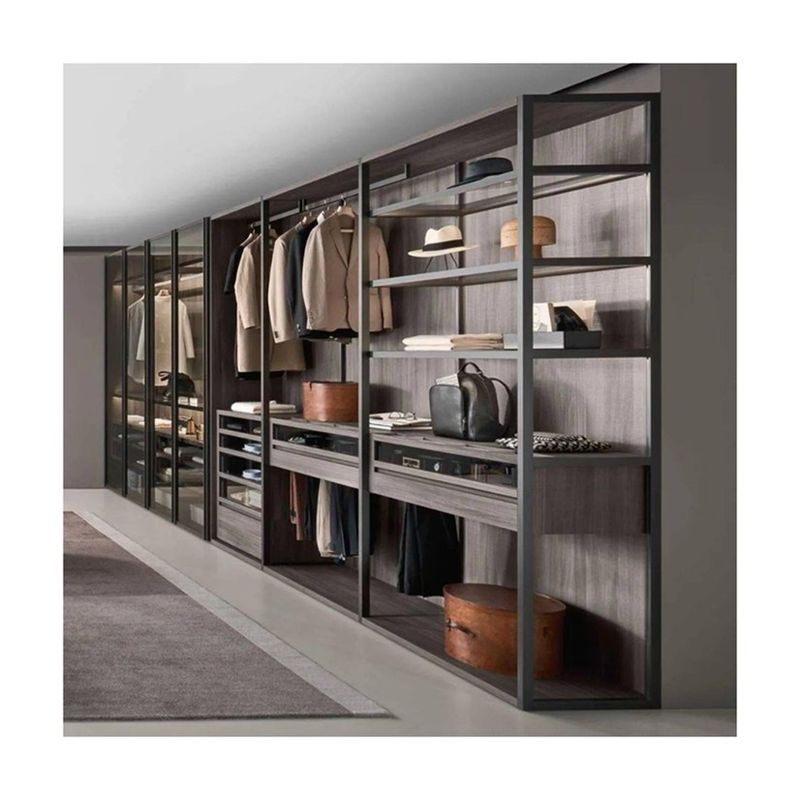 Moderne Schlafzimmer Schränke aus Holz aus Melamin