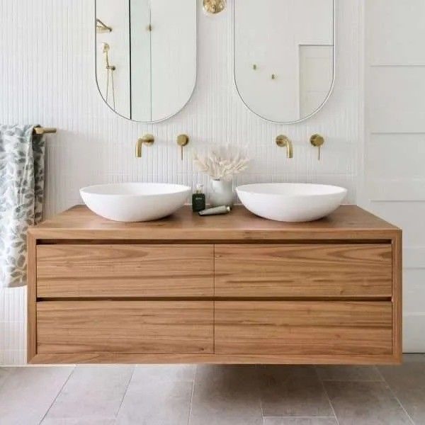 Rechteckige Eitelkeit YALIG Custom Luxus Quarz Zähler Top Set für modernes Badezimmer Design