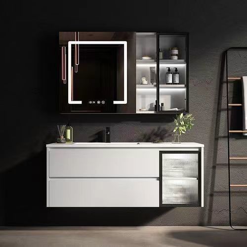 Rechteckige Eitelkeit YALIG Custom Luxus Quarz Zähler Top Set für modernes Badezimmer Design