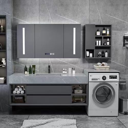 YALIG E1 European Standard Wandmontage Badezimmer mit Spiegel modern und funktional