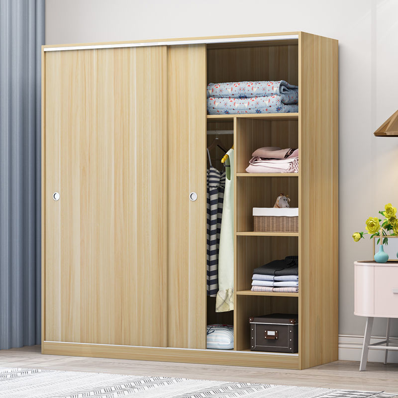 Keine zusammengefaltete YALIG Custom Simple Kleine Größe Zwei-Tür-Schrank Kleideraum für Baby Schrank Garderobe Designs