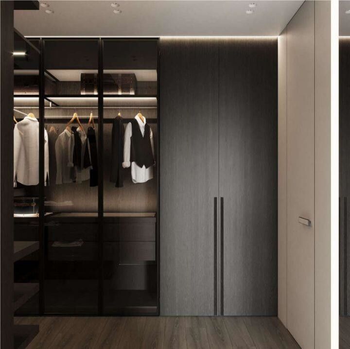 Anpassbares Schlafzimmer im modernen Stil mit 2 Türen Schrank Almari Möbel von YALIG