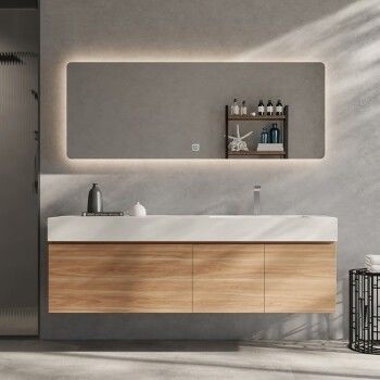 YALIG's Original Import Eichenbadezimmer Schrank Moderne Design Stil und 38-46 in der Breite