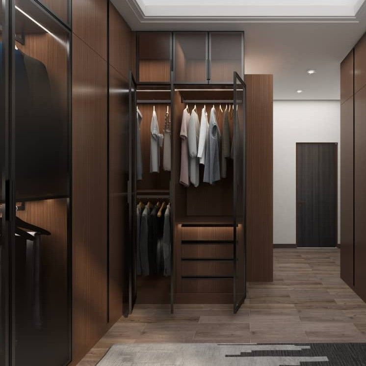 5 Sterne Hotel Schlafzimmer Set moderner Stil Holz Schrank für die Lagerung Organisation