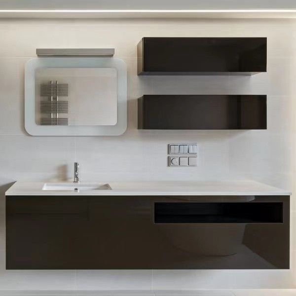 Moderne Schranke Lager- und Badezimmer Vanity Light Combo mit Spiegel von YALIG Design