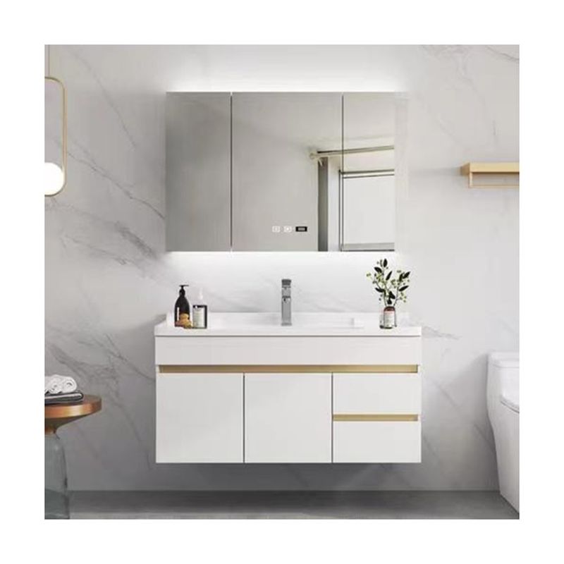 Wandmontierte YALIG-Rahmenlose Minimalistische Spiegellampe Badezimmer Schrank für Wohnungen