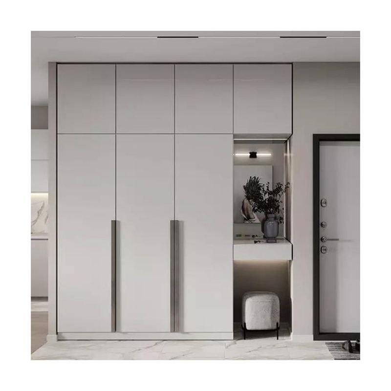 YALIG 2024 Matte Lack im europäischen Stil Walk-in Schrank und 2D / 3D für Heimmöbel
