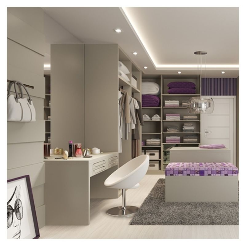 YALIG 2024 Matte Lack im europäischen Stil Walk-in Schrank und 2D / 3D für Heimmöbel