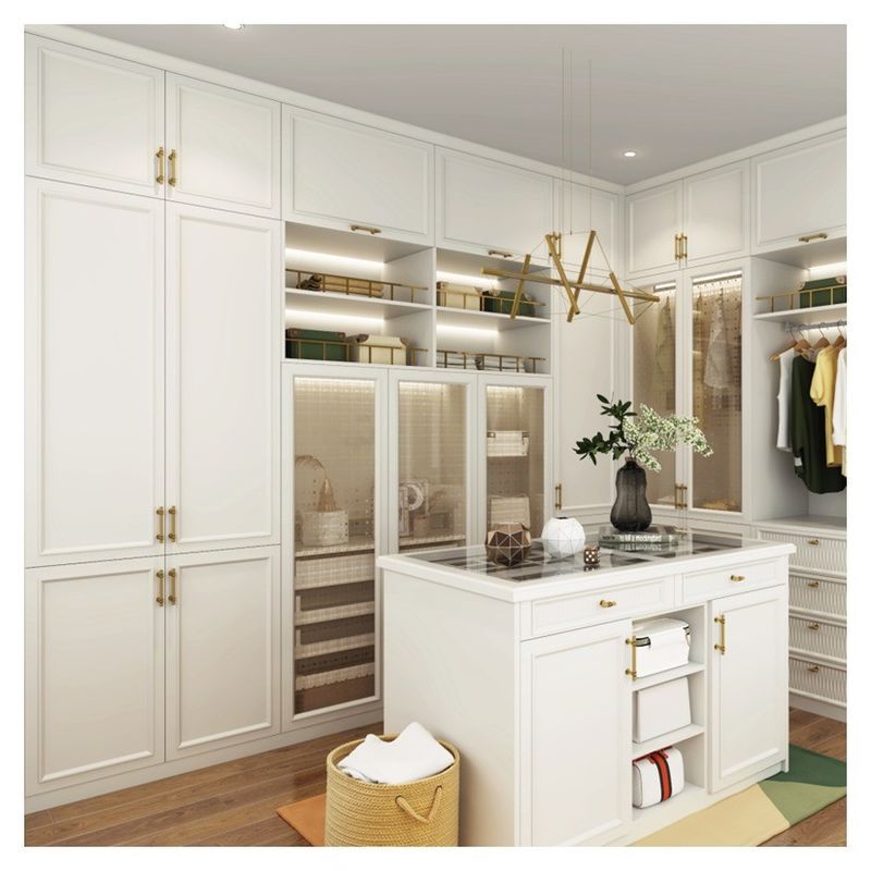 YALIG 2024 Matte Lack im europäischen Stil Walk-in Schrank und 2D / 3D für Heimmöbel