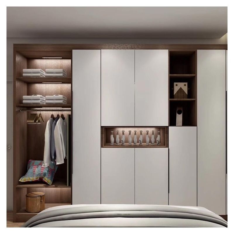 YALIG 2024 Matte Lack im europäischen Stil Walk-in Schrank und 2D / 3D für Heimmöbel